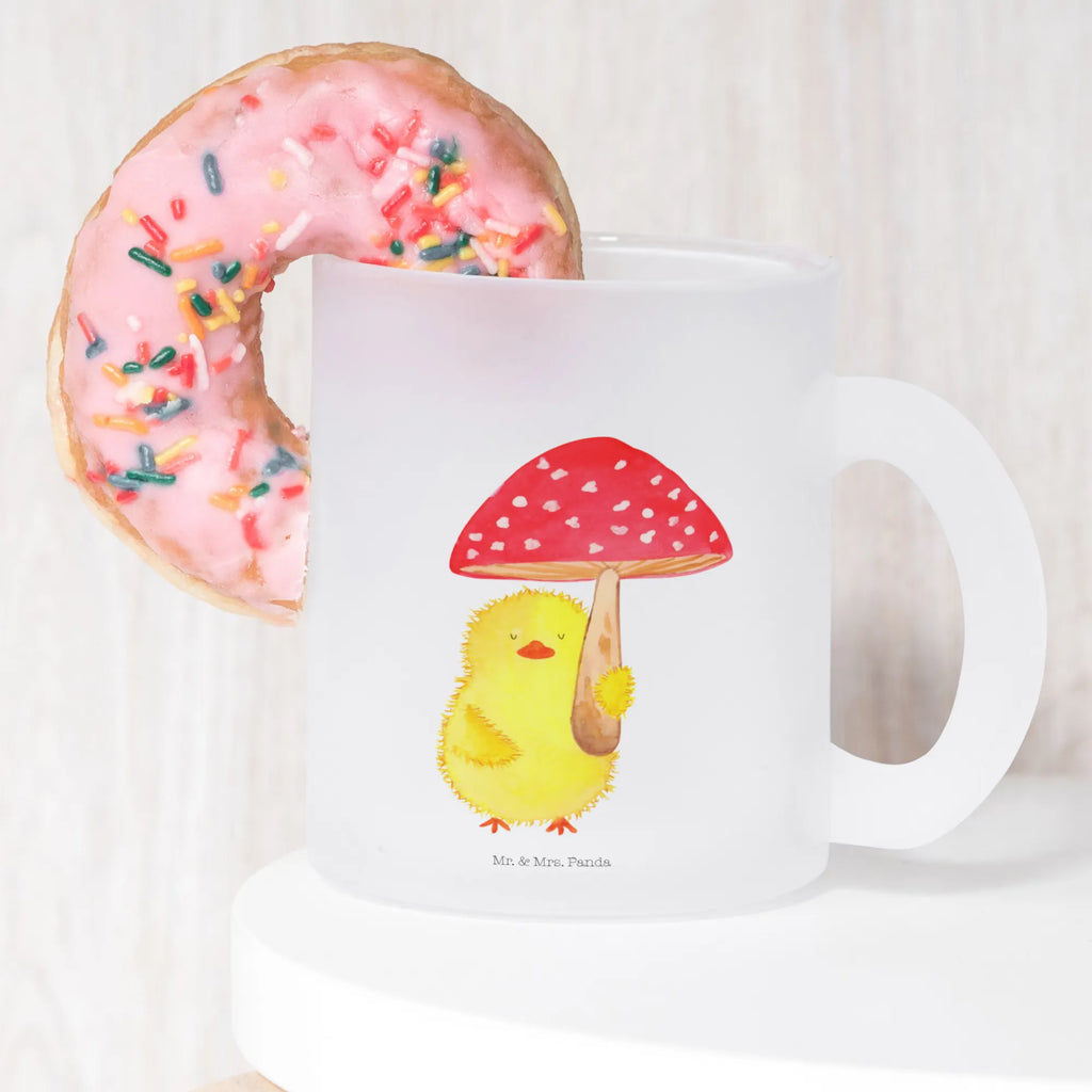 Teetasse Küken Fliegenpilz Teetasse, Teeglas, Teebecher, Tasse mit Henkel, Tasse, Glas Teetasse, Teetasse aus Glas, Ostern, Osterhase, Ostergeschenke, Osternest, Osterdeko, Geschenke zu Ostern, Ostern Geschenk, Ostergeschenke Kinder, Ostern Kinder, Küken, Fliegenpilz, Glückspilz, Frohe Ostern, Ostergrüße