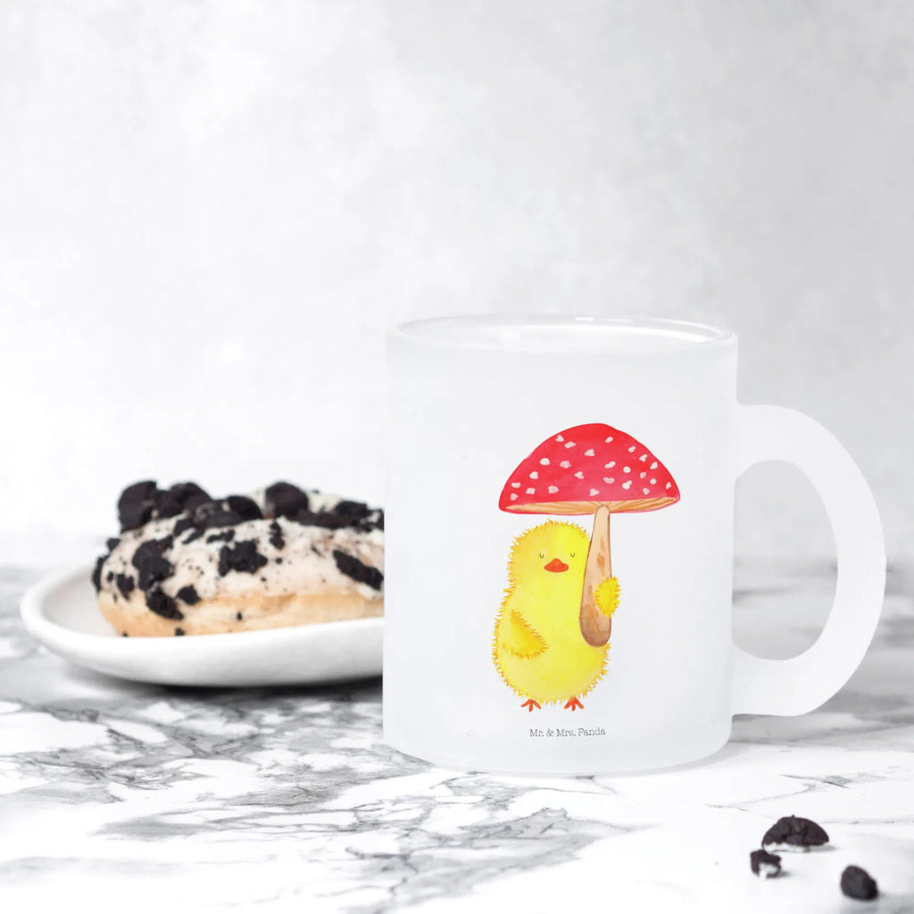 Teetasse Küken Fliegenpilz Teetasse, Teeglas, Teebecher, Tasse mit Henkel, Tasse, Glas Teetasse, Teetasse aus Glas, Ostern, Osterhase, Ostergeschenke, Osternest, Osterdeko, Geschenke zu Ostern, Ostern Geschenk, Ostergeschenke Kinder, Ostern Kinder, Küken, Fliegenpilz, Glückspilz, Frohe Ostern, Ostergrüße