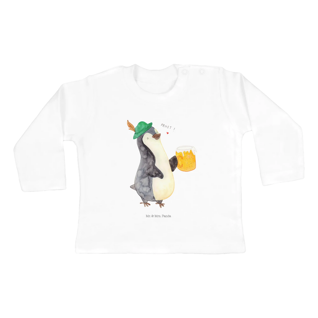 Baby Longsleeve Pinguin Bier Mädchen, Jungen, Baby, Langarm, Bio, Kleidung, Pinguin, Pinguine, Bier, Oktoberfest