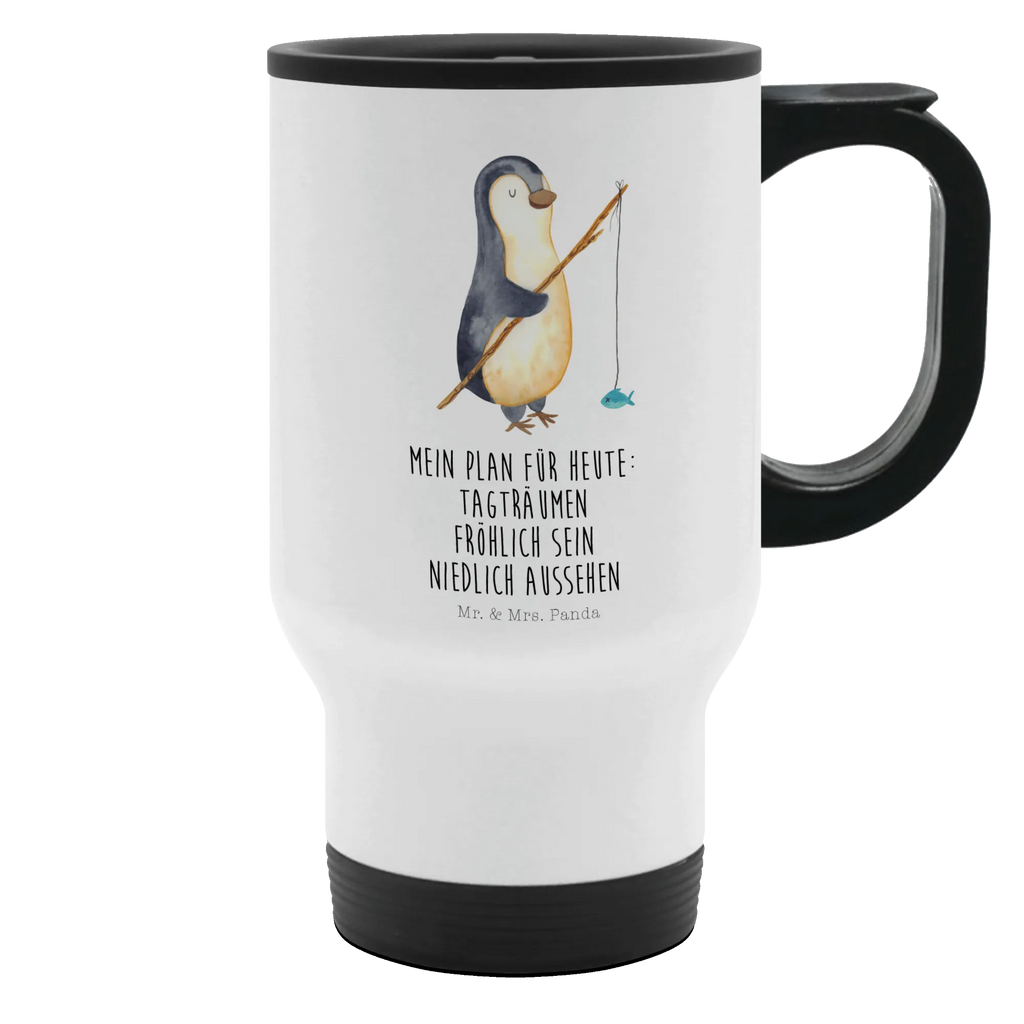 Thermobecher Pinguin Angler Thermobecher, To Go Becher, Thermotasse, Kaffeebecher, Isolierbecher, Thermobecher To Go, Warmhaltetasse, Edelstahlbecher, Reisebecher, Tasse mit Deckel, Thermobecher für 400 ml, Kaffeetasse zum Mitnehmen, Tasse zum Mitnehmen, Spülmaschinenfest, Pinguin, Pinguine, Angeln, Angler, Tagträume, Hobby, Plan, Planer, Tagesplan, Neustart, Motivation, Geschenk, Freundinnen, Geschenkidee, Urlaub, Wochenende