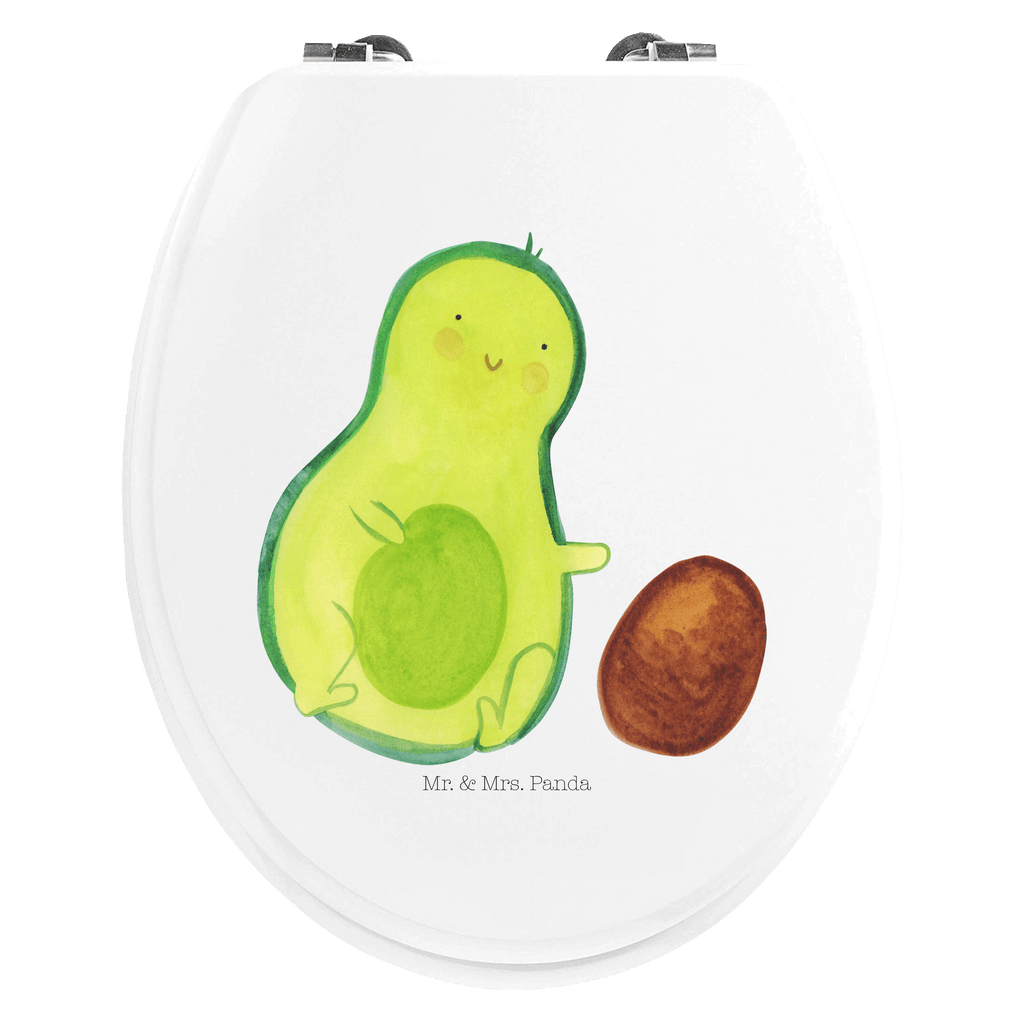 Motiv WC Sitz Avocado Kern rollt Klobrille, Klodeckel, Toilettendeckel, WC-Sitz, Toilette, Avocado, Veggie, Vegan, Gesund, Avocados, Schwanger, Geburt, Geburtstag, Säugling, Kind, erstes Kind, zur Geburt, Schwangerschaft, Babyparty, Baby, große Liebe, Liebe, Love