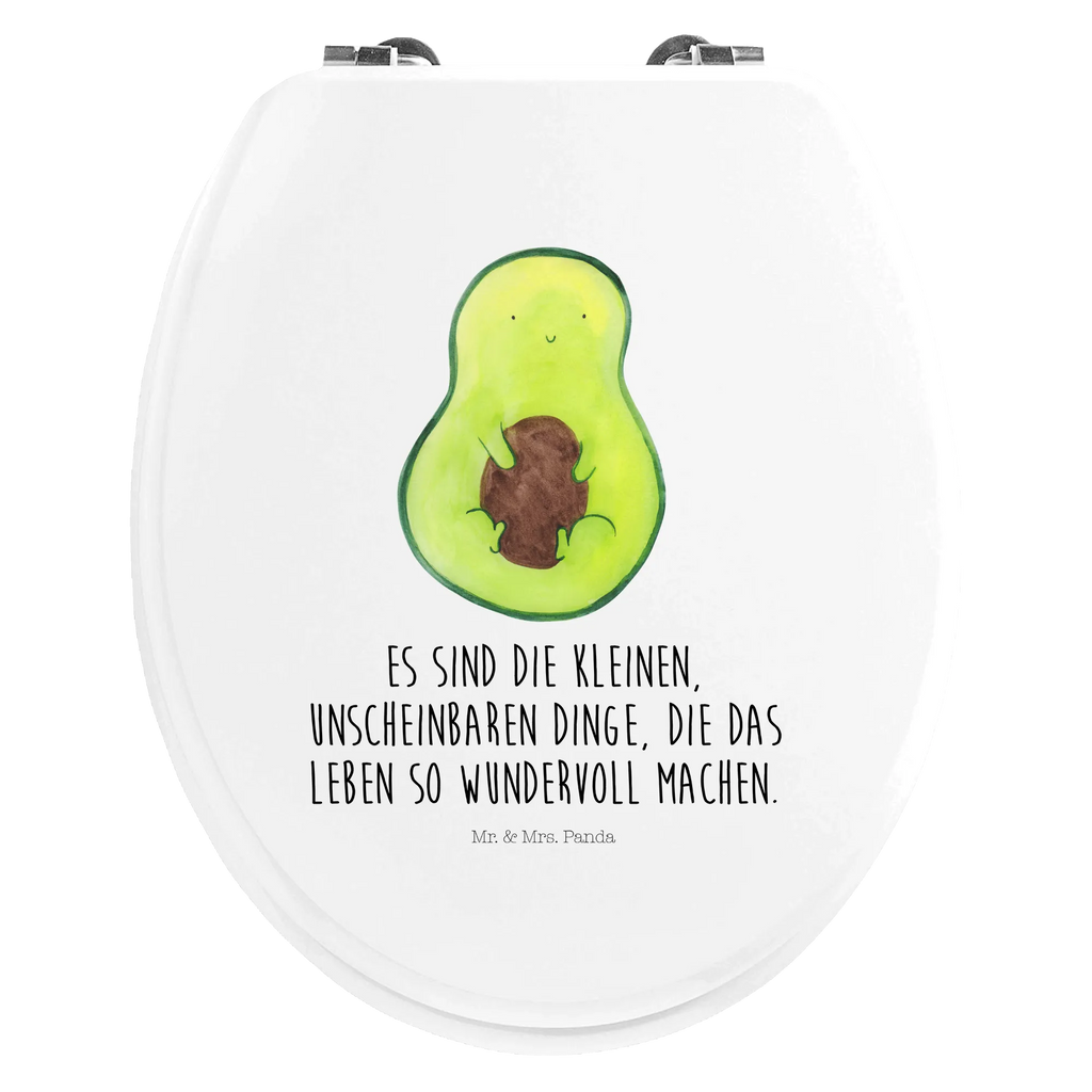 Motiv WC Sitz Avocado Kern Klobrille, Klodeckel, Toilettendeckel, WC-Sitz, Toilette, Avocado, Veggie, Vegan, Gesund, Avokado, Avocadokern, Kern, Pflanze, Spruch Leben