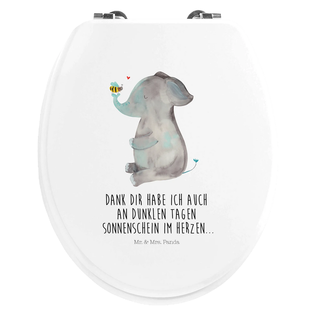 Motiv WC Sitz Elefant Biene Klobrille, Klodeckel, Toilettendeckel, WC-Sitz, Toilette, Tiermotive, Gute Laune, lustige Sprüche, Tiere, Elefant, Biene, Liebe, Liebesbeweis, Jahrestag, Liebesgeschenk, Heiratsantrag, Hochzeitsgeschenk, Liebesspruch