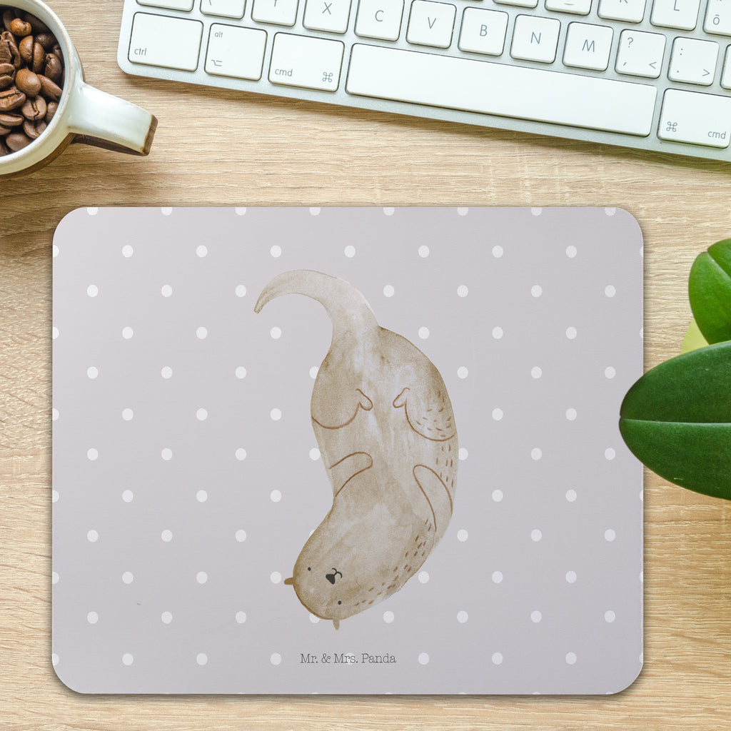 Mauspad Otter kopfüber Mousepad, Computer zubehör, Büroausstattung, PC Zubehör, Arbeitszimmer, Mauspad, Einzigartiges Mauspad, Designer Mauspad, Mausunterlage, Mauspad Büro, Otter, Fischotter, Seeotter, Otter Seeotter See Otter