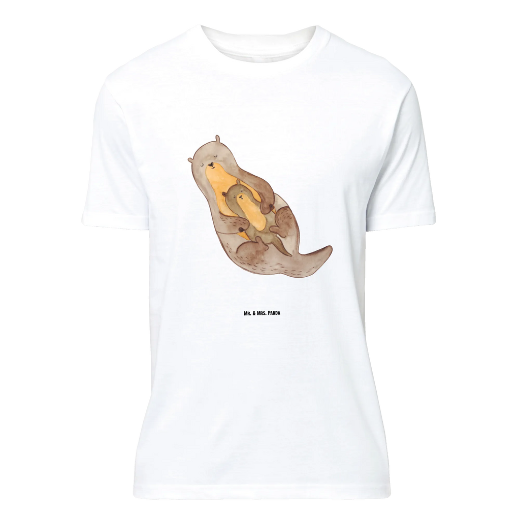 T-Shirt Standard Otter mit Kind T-Shirt, Shirt, Tshirt, Lustiges T-Shirt, T-Shirt mit Spruch, Party, Junggesellenabschied, Jubiläum, Geburstag, Herrn, Damen, Männer, Frauen, Schlafshirt, Nachthemd, Sprüche, Otter, Fischotter, Seeotter, Otter Seeotter See Otter