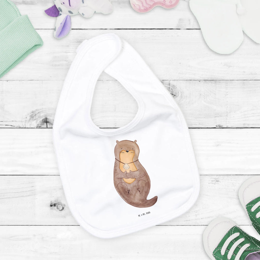 Bib otter shell Baby, Lätzchen, Spucktuch, Sabberlätzchen, Klettlätzchen, Babygeschenk, Baby Lätzchen, Geschenk für Geburt, Geschenk zur Geburt, Baby Spucktuch, Babyausstattung, Geschenkidee für Babyparty, Otter, Fischotter, Seeotter, Otterliebe, grübeln, träumen, Motivation, Tagträumen, Büro