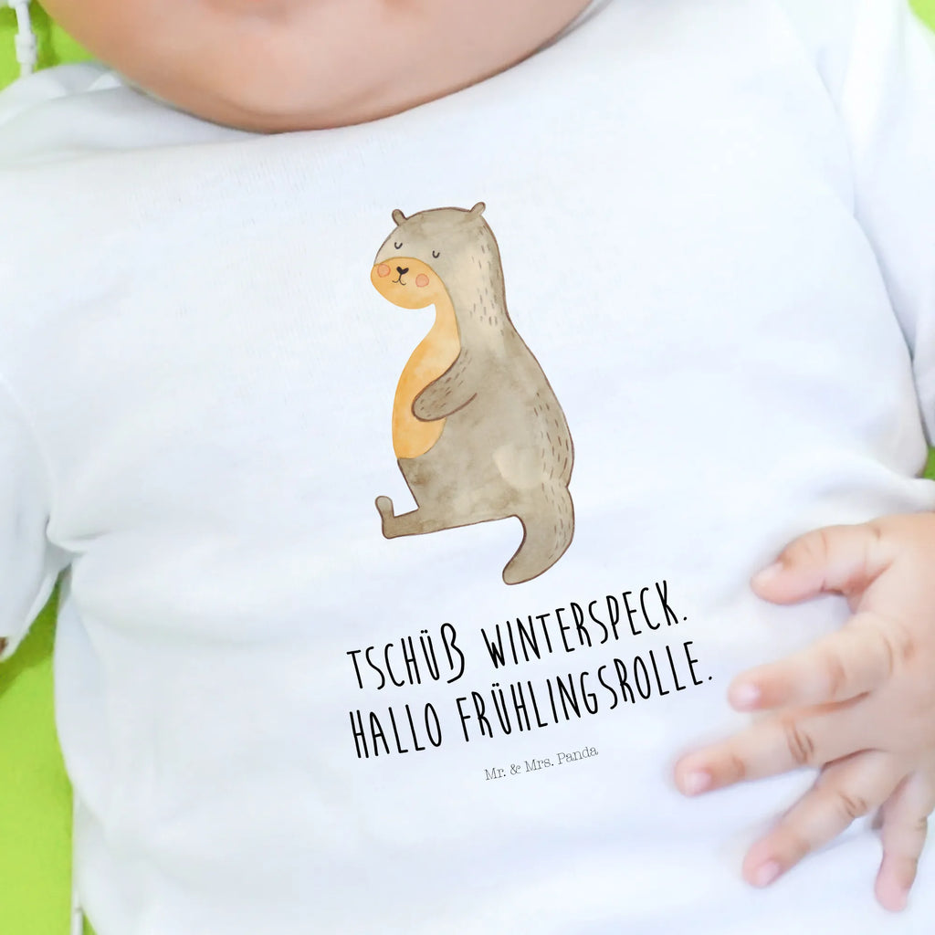 Organic Baby Shirt Otter Bauch Baby T-Shirt, Jungen Baby T-Shirt, Mädchen Baby T-Shirt, Shirt, Otter, Fischotter, Seeotter, Otter Seeotter See Otter