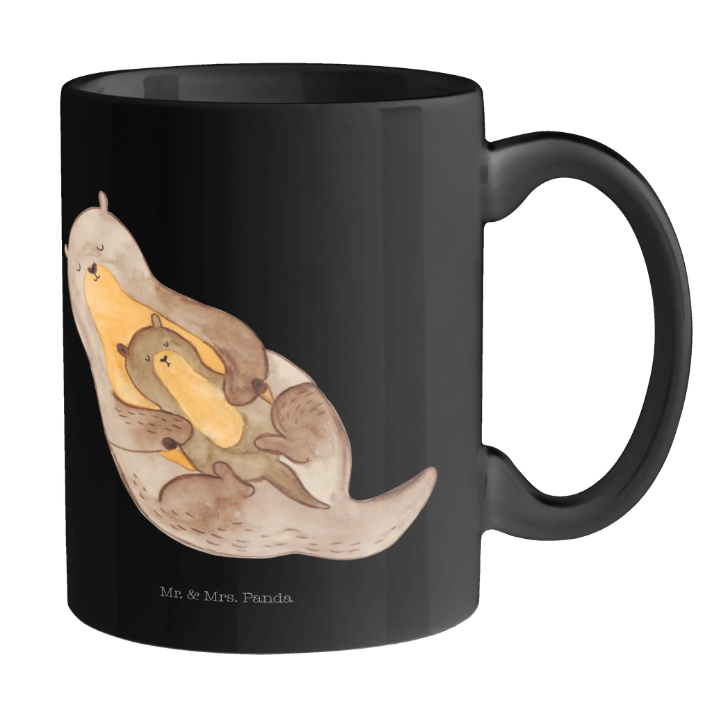 Tasse Otter mit Kind Tasse, Kaffeetasse, Teetasse, Becher, Kaffeebecher, Teebecher, Keramiktasse, Porzellantasse, Büro Tasse, Geschenk Tasse, Tasse Sprüche, Tasse Motive, Kaffeetassen, Tasse bedrucken, Designer Tasse, Cappuccino Tassen, Schöne Teetassen, Otter, Fischotter, Seeotter, Otter Seeotter See Otter