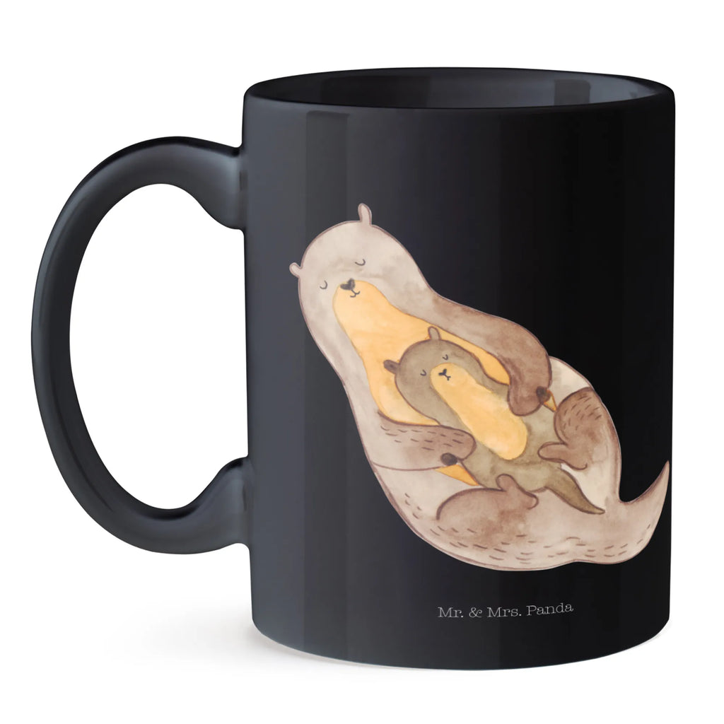 Tasse Otter mit Kind Tasse, Kaffeetasse, Teetasse, Becher, Kaffeebecher, Teebecher, Keramiktasse, Porzellantasse, Büro Tasse, Geschenk Tasse, Tasse Sprüche, Tasse Motive, Kaffeetassen, Tasse bedrucken, Designer Tasse, Cappuccino Tassen, Schöne Teetassen, Otter, Fischotter, Seeotter, Otter Seeotter See Otter