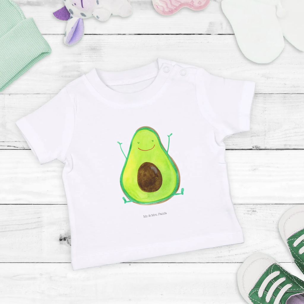 Organic Baby Shirt Avocado Glücklich Baby T-Shirt, Jungen Baby T-Shirt, Mädchen Baby T-Shirt, Shirt, Avocado, Veggie, Vegan, Gesund, Chaos