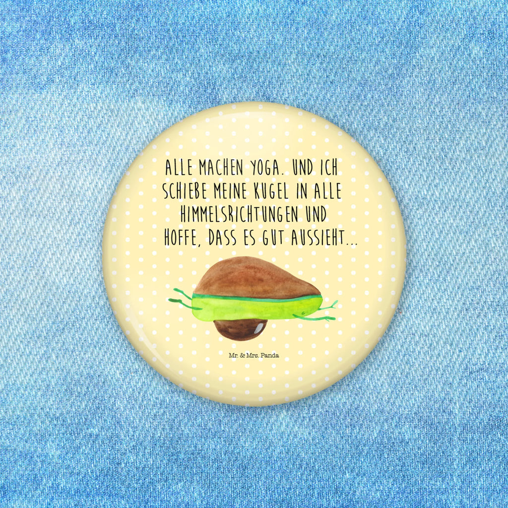 Button Avocado Yoga 50mm Button, Button, Pin, Anstecknadel, Avocado, Veggie, Vegan, Gesund, Avocado Yoga Vegan