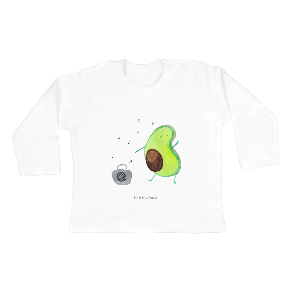 Baby Longsleeve Avocado tanzt Mädchen, Jungen, Baby, Langarm, Bio, Kleidung, Avocado, Veggie, Vegan, Gesund