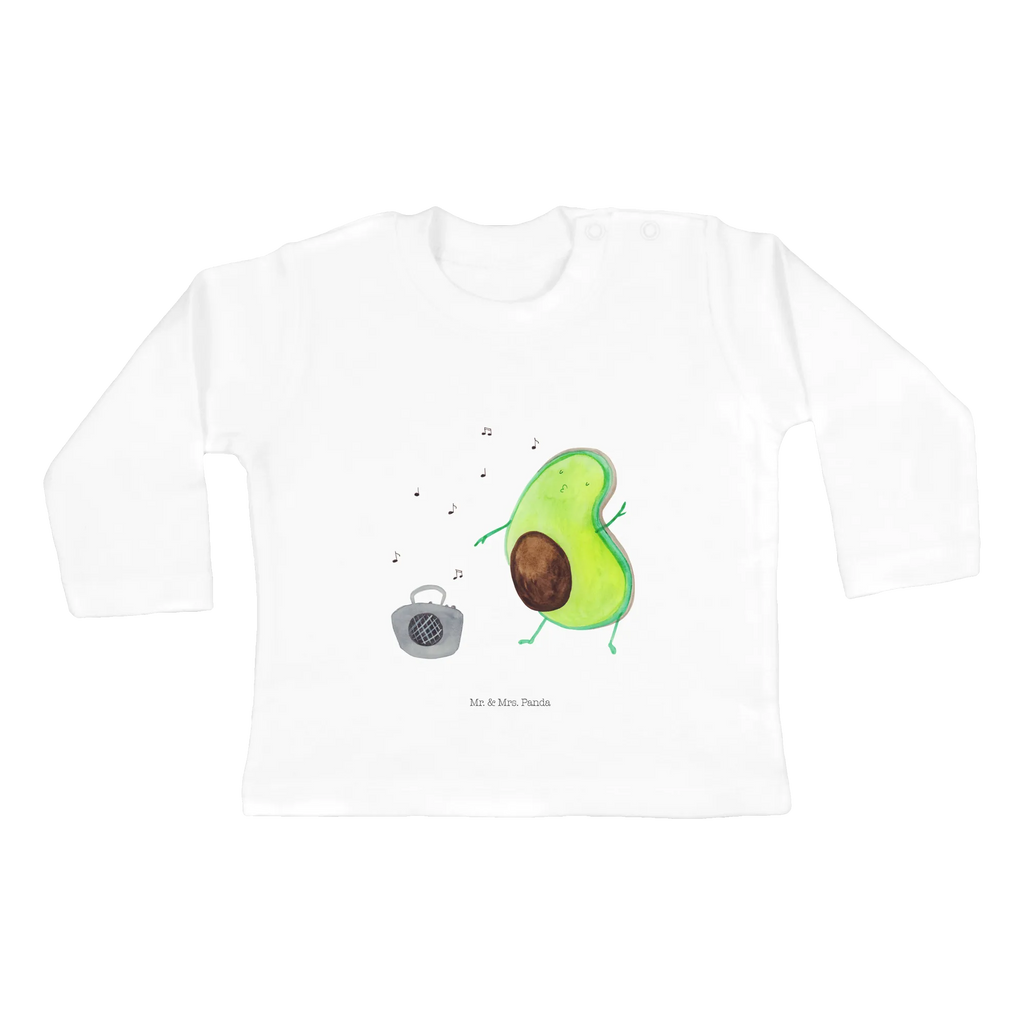 Baby Longsleeve Avocado tanzt Mädchen, Jungen, Baby, Langarm, Bio, Kleidung, Avocado, Veggie, Vegan, Gesund