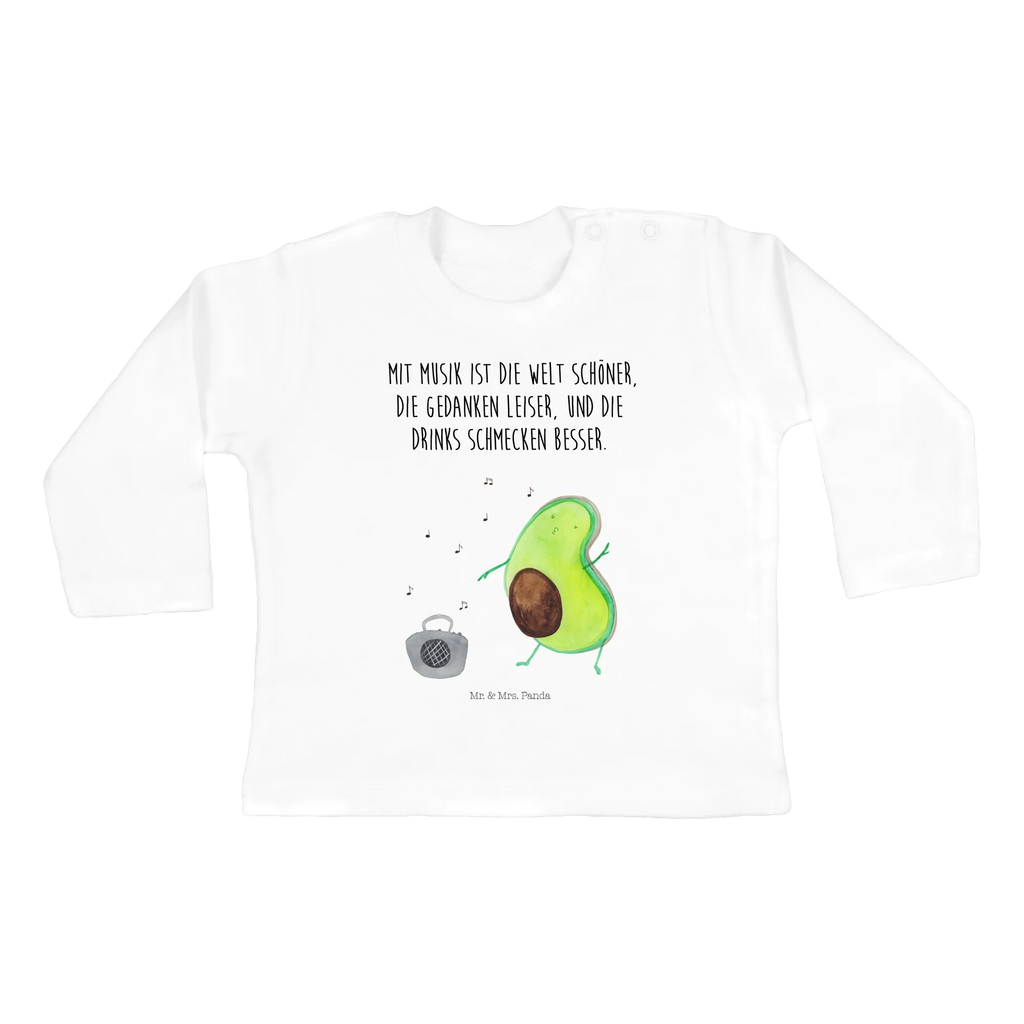 Baby Longsleeve Avocado tanzt Mädchen, Jungen, Baby, Langarm, Bio, Kleidung, Avocado, Veggie, Vegan, Gesund