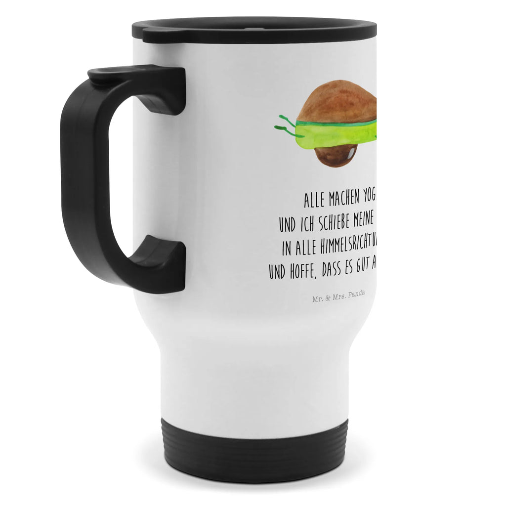 Thermobecher Avocado Yoga Thermobecher, To Go Becher, Thermotasse, Kaffeebecher, Isolierbecher, Thermobecher To Go, Warmhaltetasse, Edelstahlbecher, Reisebecher, Tasse mit Deckel, Thermobecher für 400 ml, Kaffeetasse zum Mitnehmen, Tasse zum Mitnehmen, Spülmaschinenfest, Avocado, Veggie, Vegan, Gesund, Avocado Yoga Vegan