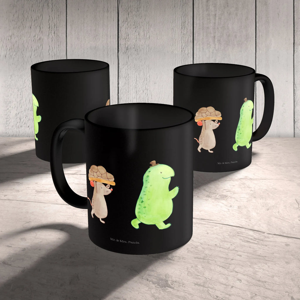 Tasse Schildkröte & Maus Tasse, Kaffeetasse, Teetasse, Becher, Kaffeebecher, Teebecher, Keramiktasse, Porzellantasse, Büro Tasse, Geschenk Tasse, Tasse Sprüche, Tasse Motive, Kaffeetassen, Tasse bedrucken, Designer Tasse, Cappuccino Tassen, Schöne Teetassen, Schildkröte, Maus, Freunde, Freundinnen, beste Freunde, beste Freundinnen