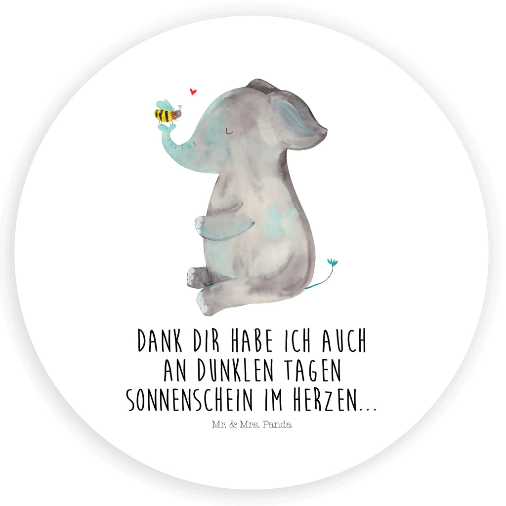 Rund Aufkleber Elefant Biene Sticker, Aufkleber, Etikett, Tiermotive, Gute Laune, lustige Sprüche, Tiere, Elefant, Biene, Liebe, Liebesbeweis, Jahrestag, Liebesgeschenk, Heiratsantrag, Hochzeitsgeschenk, Liebesspruch