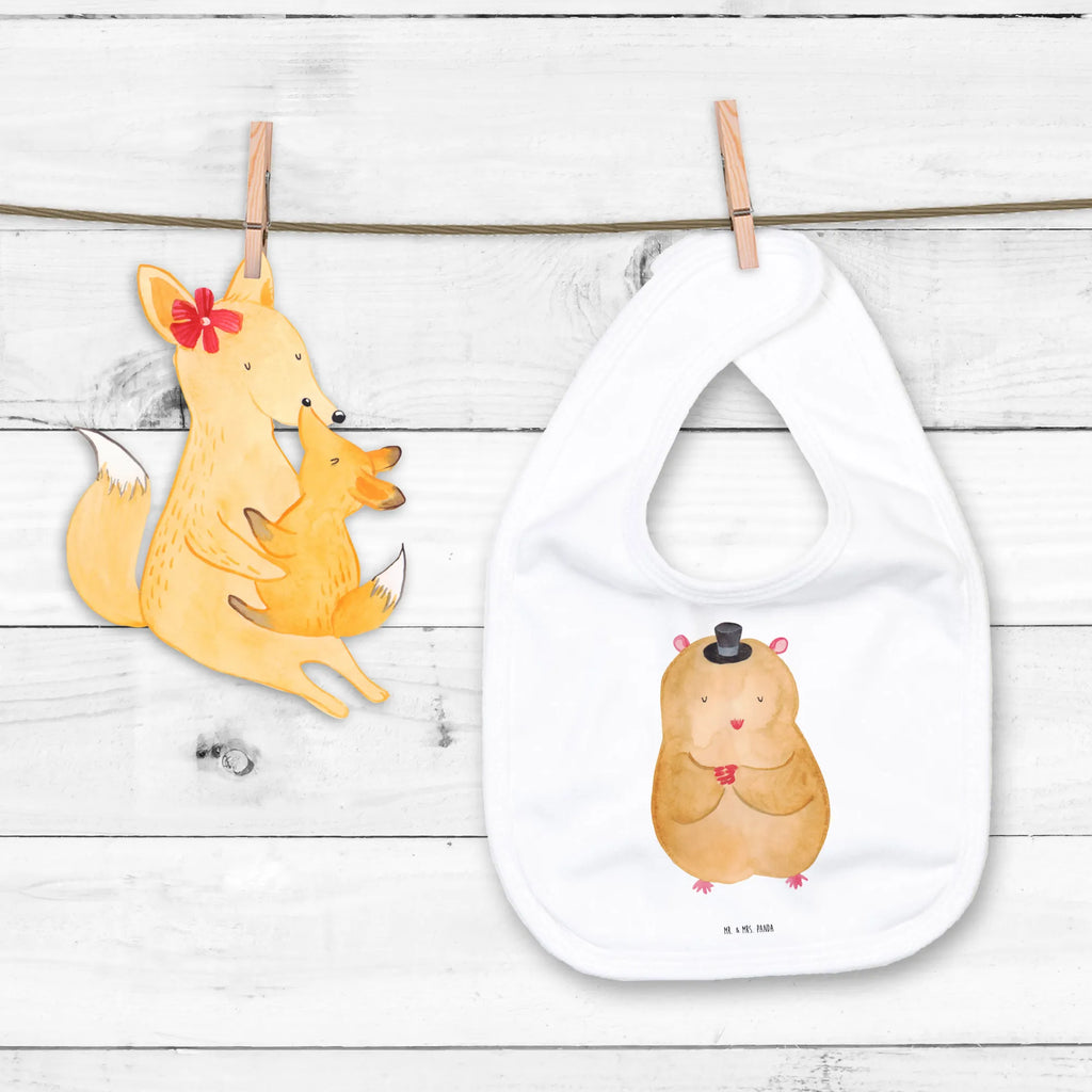 Organic Babylätzchen Hamster Hut Baby, Lätzchen, Spucktuch, Sabberlätzchen, Klettlätzchen, Babygeschenk, Baby Lätzchen, Geschenk für Geburt, Geschenk zur Geburt, Baby Spucktuch, Babyausstattung, Geschenkidee für Babyparty, Tiermotive, Gute Laune, lustige Sprüche, Tiere, Hamster, Hut, Magier, Zylinder, Zwerghamster, Zauberer