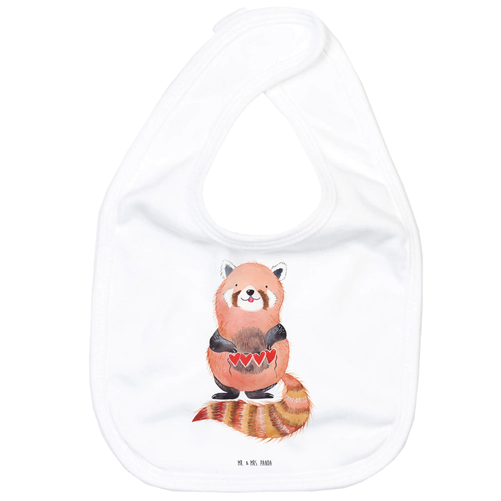 Organic Babylätzchen Roter Panda Baby, Lätzchen, Spucktuch, Sabberlätzchen, Klettlätzchen, Babygeschenk, Baby Lätzchen, Geschenk für Geburt, Geschenk zur Geburt, Baby Spucktuch, Babyausstattung, Geschenkidee für Babyparty, Tiermotive, Gute Laune, lustige Sprüche, Tiere, Panda, Liebe, Rot, Herz, Liebling, Lieblingsmensch