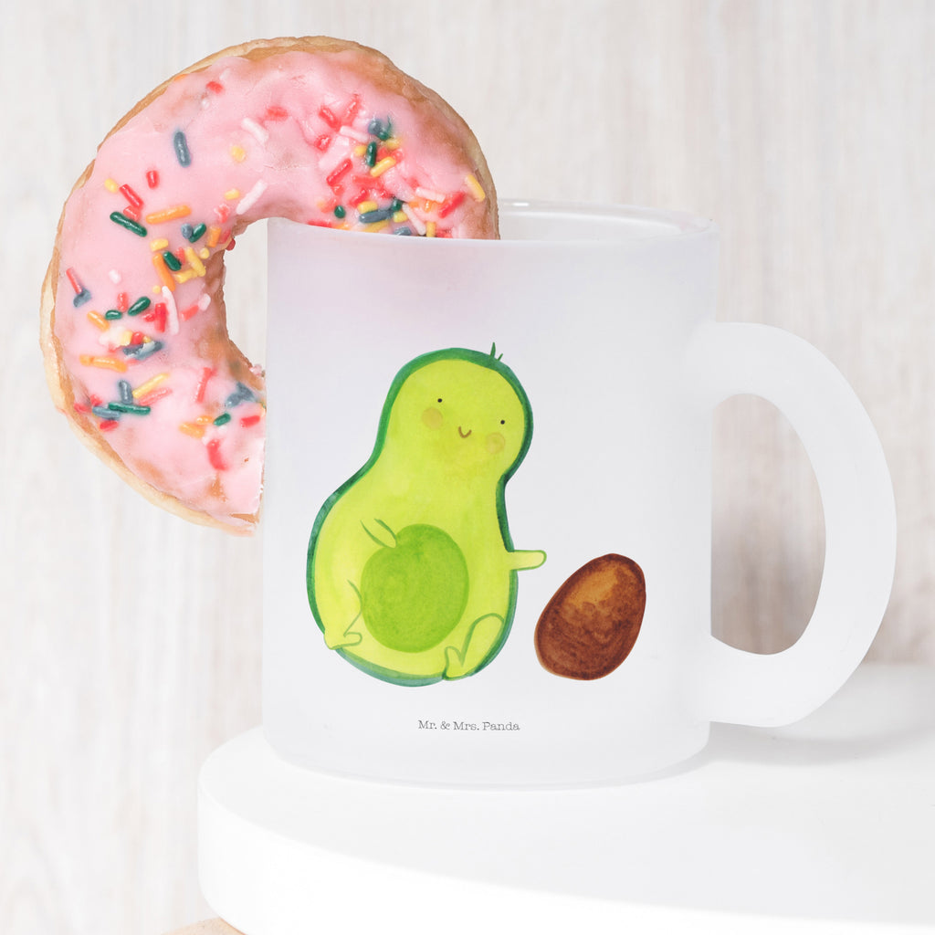 Teetasse Avocado rollt Kern Teetasse, Teeglas, Teebecher, Tasse mit Henkel, Tasse, Glas Teetasse, Teetasse aus Glas, Avocado, Veggie, Vegan, Gesund, Avocados, Schwanger, Geburt, Geburtstag, Säugling, Kind, erstes Kind, zur Geburt, Schwangerschaft, Babyparty, Baby, große Liebe, Liebe, Love