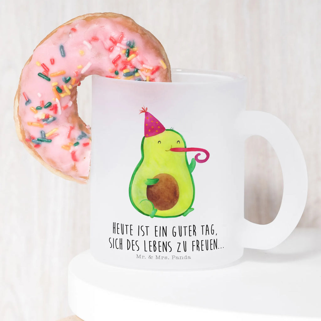 Teetasse Avocado Party Teetasse, Teeglas, Teebecher, Tasse mit Henkel, Tasse, Glas Teetasse, Teetasse aus Glas, Avocado, Veggie, Vegan, Gesund, Avocados, Party, Geburtstag, Geburtstagsfeier, Happy Birthday, Feier, Feierei, Lieblingstag, Prüfung, Abifeier, Abi, Bestanden, Jahrestag, Jubiläum, Firmenfeier, Klassenfeier, Schulabschluss, Abschluss