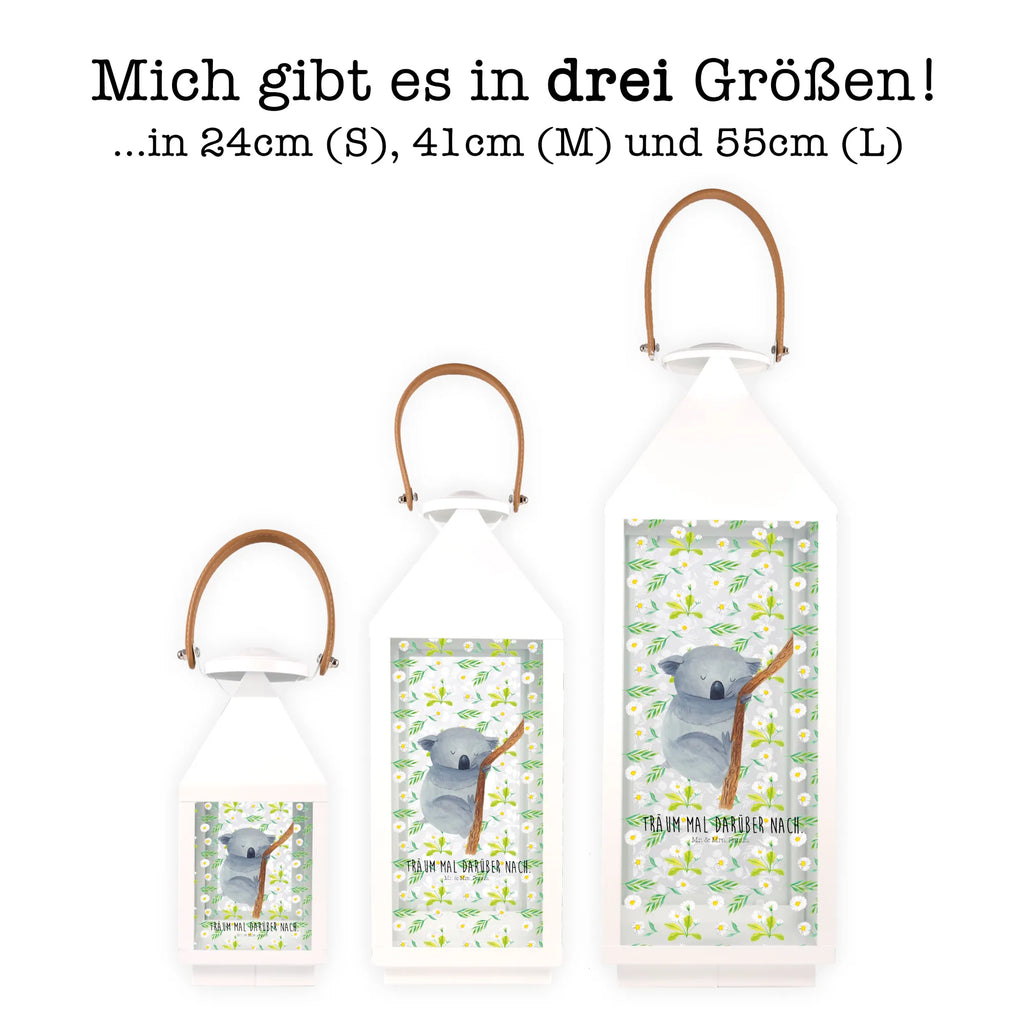 Deko Laterne Koalabär Gartenlampe, Gartenleuchte, Gartendekoration, Gartenlicht, Laterne kleine Laternen, XXL Laternen, Laterne groß, Tiermotive, Gute Laune, lustige Sprüche, Tiere, Koala, träumen, Traum, schlafen, Schlafzimmer, Traumland, Bär, Koalabär