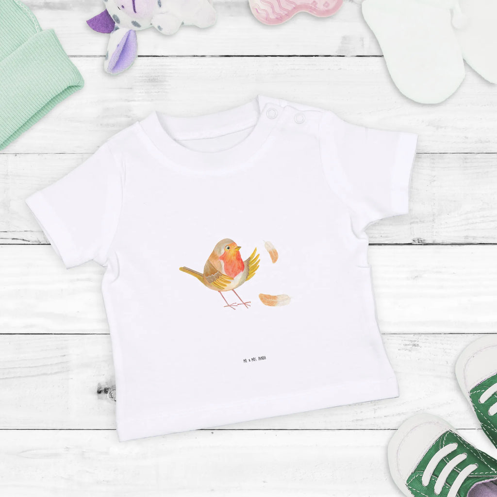 Organic Baby Shirt Rotkehlchen Federn Baby T-Shirt, Jungen Baby T-Shirt, Mädchen Baby T-Shirt, Shirt, Tiermotive, Gute Laune, lustige Sprüche, Tiere, What if i fall, Rotkehlchen, Spruch Motivation, Spruch Mut, Vogel, Motivation Sprüche, Motivationsbilder, fliegen