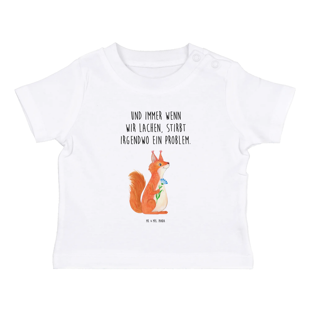 Organic Baby Shirt Eichhörnchen Blume Baby T-Shirt, Jungen Baby T-Shirt, Mädchen Baby T-Shirt, Shirt, Tiermotive, Gute Laune, lustige Sprüche, Tiere, Eichhörnchen, Eichhorn, Spruch positiv, Lachen, Spaß, Motivation Sprüche, Motivation Bilder, glücklich Spruch, Spruch Deko