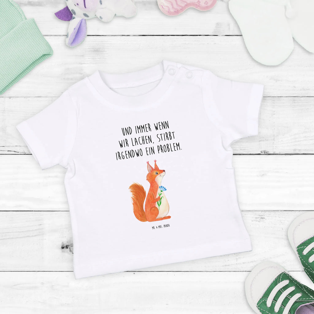 Organic Baby Shirt Eichhörnchen Blume Baby T-Shirt, Jungen Baby T-Shirt, Mädchen Baby T-Shirt, Shirt, Tiermotive, Gute Laune, lustige Sprüche, Tiere, Eichhörnchen, Eichhorn, Spruch positiv, Lachen, Spaß, Motivation Sprüche, Motivation Bilder, glücklich Spruch, Spruch Deko