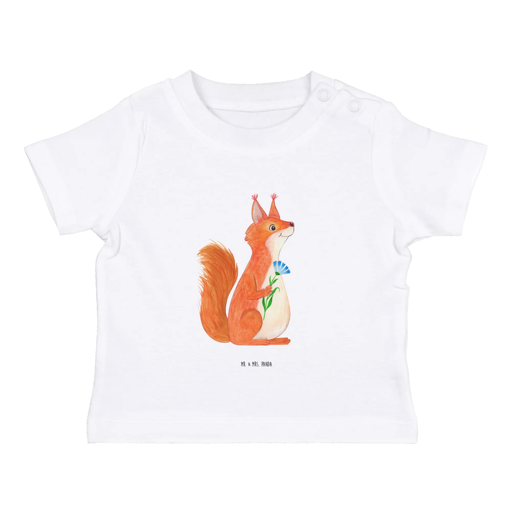 Organic Baby Shirt Eichhörnchen Blume Baby T-Shirt, Jungen Baby T-Shirt, Mädchen Baby T-Shirt, Shirt, Tiermotive, Gute Laune, lustige Sprüche, Tiere, Eichhörnchen, Eichhorn, Spruch positiv, Lachen, Spaß, Motivation Sprüche, Motivation Bilder, glücklich Spruch, Spruch Deko