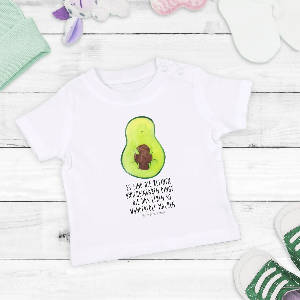 Organic Baby Shirt Avocado Kern Baby T-Shirt, Jungen Baby T-Shirt, Mädchen Baby T-Shirt, Shirt, Avocado, Veggie, Vegan, Gesund, Avokado, Avocadokern, Kern, Pflanze, Spruch Leben