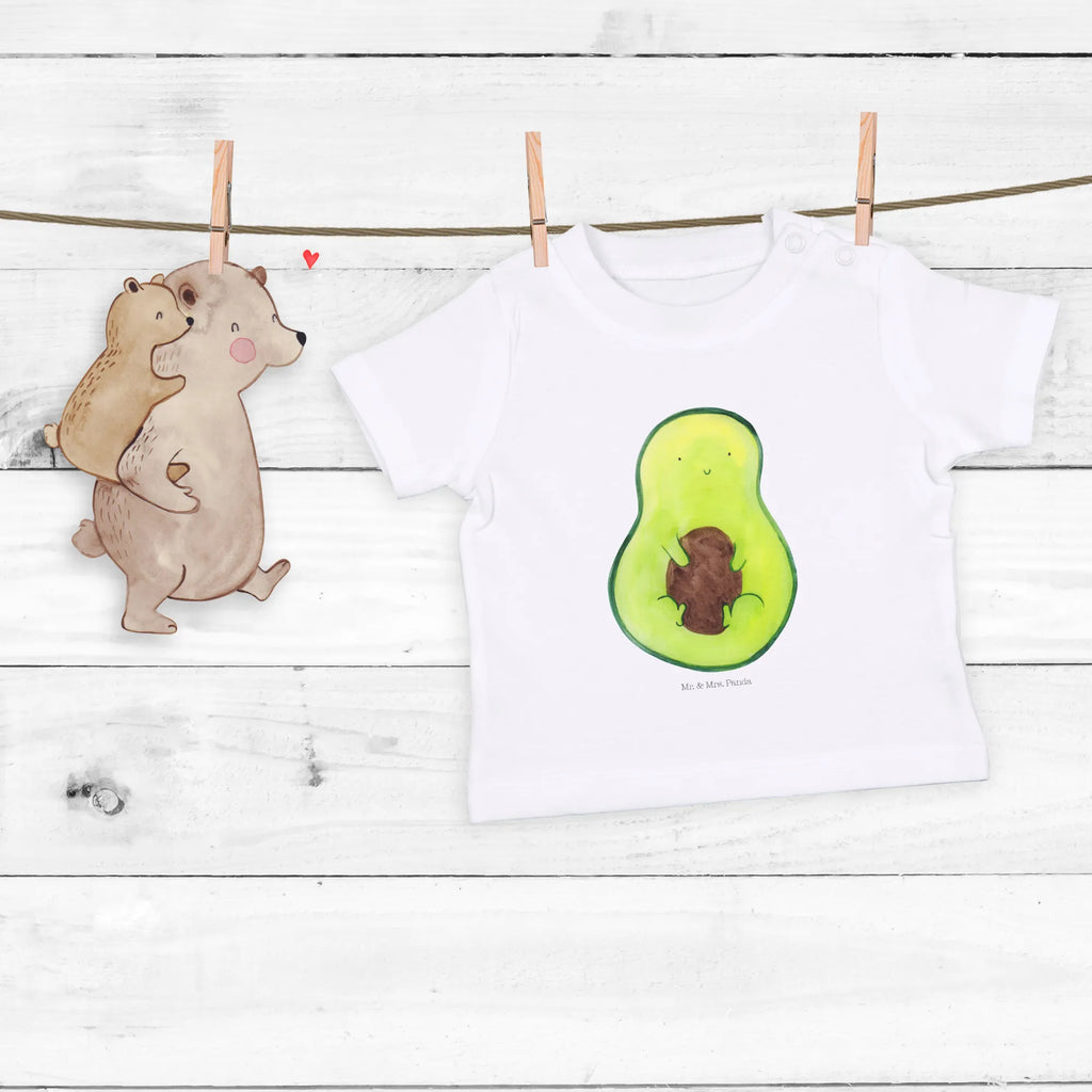 Organic Baby Shirt Avocado Kern Baby T-Shirt, Jungen Baby T-Shirt, Mädchen Baby T-Shirt, Shirt, Avocado, Veggie, Vegan, Gesund, Avokado, Avocadokern, Kern, Pflanze, Spruch Leben