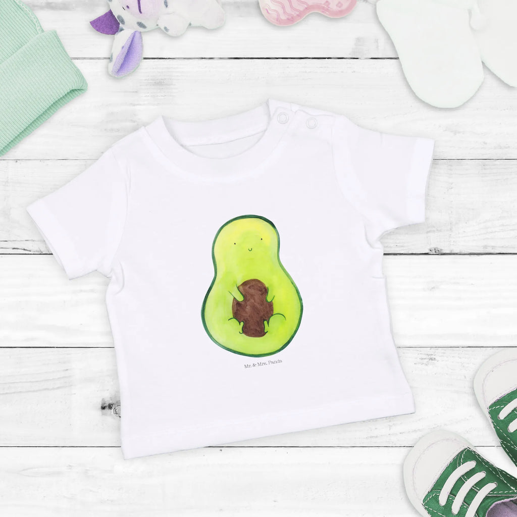 Organic Baby Shirt Avocado Kern Baby T-Shirt, Jungen Baby T-Shirt, Mädchen Baby T-Shirt, Shirt, Avocado, Veggie, Vegan, Gesund, Avokado, Avocadokern, Kern, Pflanze, Spruch Leben