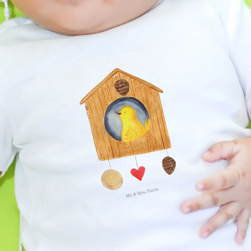 Organic Baby Shirt Vogel Haus Baby T-Shirt, Jungen Baby T-Shirt, Mädchen Baby T-Shirt, Shirt, Tiermotive, Gute Laune, lustige Sprüche, Tiere, Vogel, Vögel, Vogelhaus, Vogelhäuschen, Home sweet home, Zuhause, Nest, Eigenheim, Familie, Wohnung, Haus, unser Haus, Lieblingsort, Castle