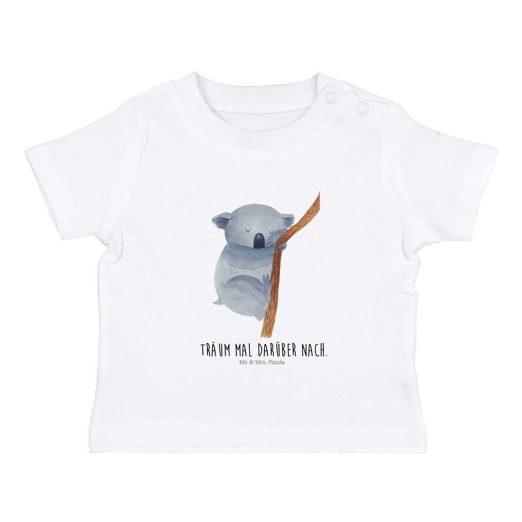 Organic Baby Shirt Koalabär Baby T-Shirt, Jungen Baby T-Shirt, Mädchen Baby T-Shirt, Shirt, Tiermotive, Gute Laune, lustige Sprüche, Tiere, Koala, träumen, Traum, schlafen, Schlafzimmer, Traumland, Bär, Koalabär