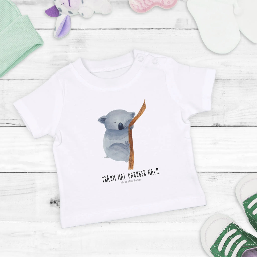 Organic Baby Shirt Koalabär Baby T-Shirt, Jungen Baby T-Shirt, Mädchen Baby T-Shirt, Shirt, Tiermotive, Gute Laune, lustige Sprüche, Tiere, Koala, träumen, Traum, schlafen, Schlafzimmer, Traumland, Bär, Koalabär