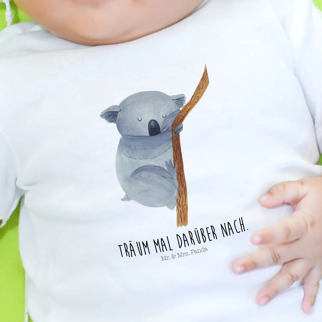 Organic Baby Shirt Koalabär Baby T-Shirt, Jungen Baby T-Shirt, Mädchen Baby T-Shirt, Shirt, Tiermotive, Gute Laune, lustige Sprüche, Tiere, Koala, träumen, Traum, schlafen, Schlafzimmer, Traumland, Bär, Koalabär