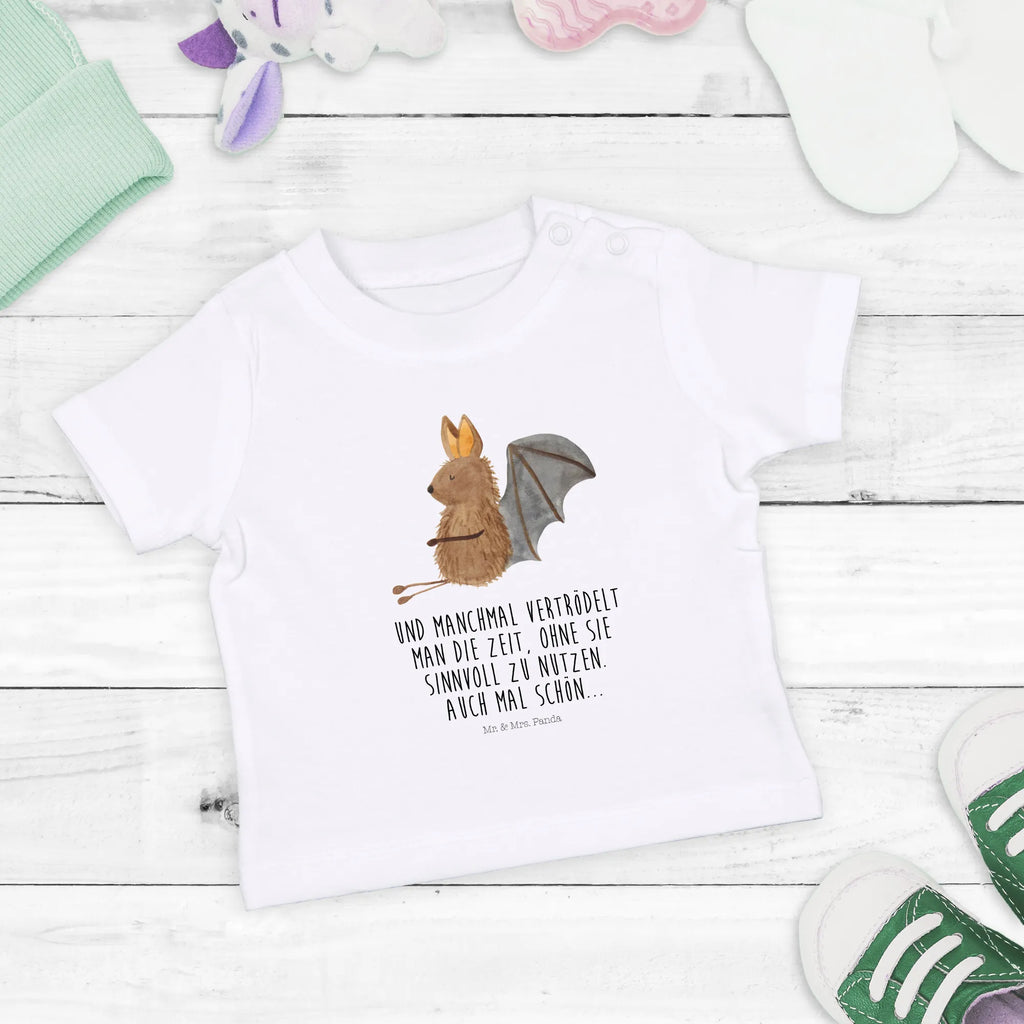 Organic Baby Shirt Fledermaus Sitzen Baby T-Shirt, Jungen Baby T-Shirt, Mädchen Baby T-Shirt, Shirt, Tiermotive, Gute Laune, lustige Sprüche, Tiere, Fledermaus, Fledermäuse, Motivation, entspannen