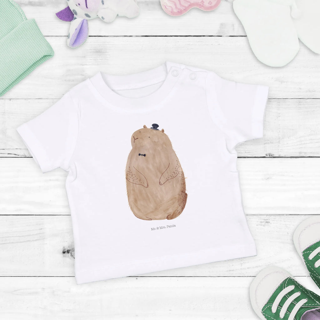 Organic Baby Shirt Murmeltier Baby T-Shirt, Jungen Baby T-Shirt, Mädchen Baby T-Shirt, Shirt, Tiermotive, Gute Laune, lustige Sprüche, Tiere, Murmeltier, Knigge, Fröhlichkeit, Freundlichkeit, Respekt, Anstand