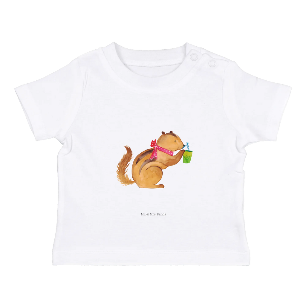 Organic Baby Shirt Eichhörnchen Smoothie Baby T-Shirt, Jungen Baby T-Shirt, Mädchen Baby T-Shirt, Shirt, Tiermotive, Gute Laune, lustige Sprüche, Tiere, Green Smoothies, Diät, Abnehmen, Streifenhörnchen, Eichhörnchen