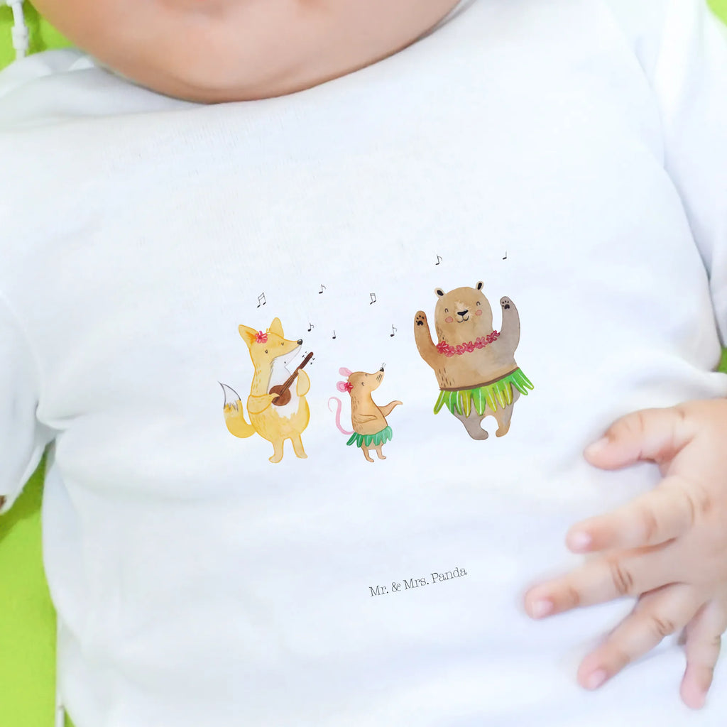 Organic Baby Shirt Waldtiere Picknick Baby T-Shirt, Jungen Baby T-Shirt, Mädchen Baby T-Shirt, Shirt, Tiermotive, Gute Laune, lustige Sprüche, Tiere, Waldtiere, Picknick, Wald, Fuchs, Hase, Igel, Maus, Eichhörnchen