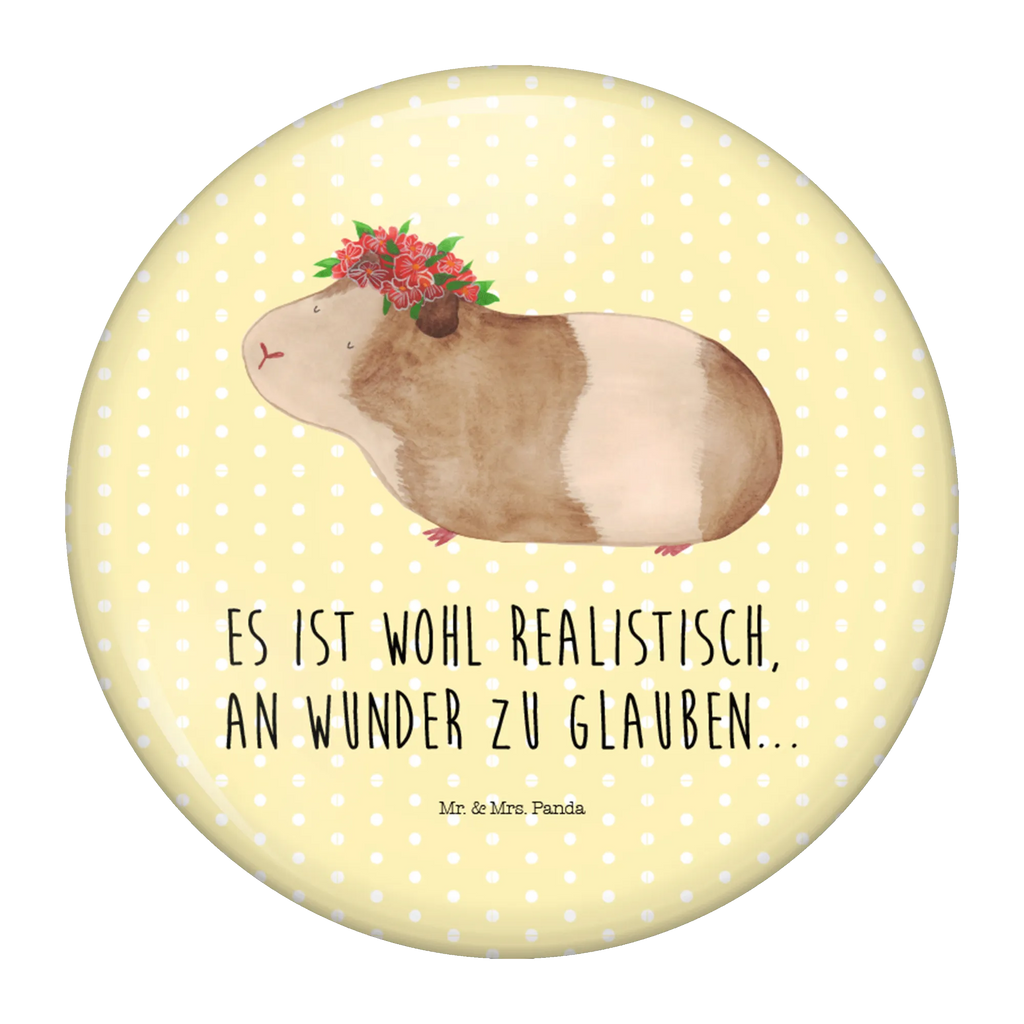 Button Meerschweinchen weise 50mm Button, Button, Pin, Anstecknadel, Tiermotive, Gute Laune, lustige Sprüche, Tiere, Meerschweinchen, Meerie, Meeries, Wunder, Blumenkind, Realität, Spruch, Weisheit, Motivation, Wunderland