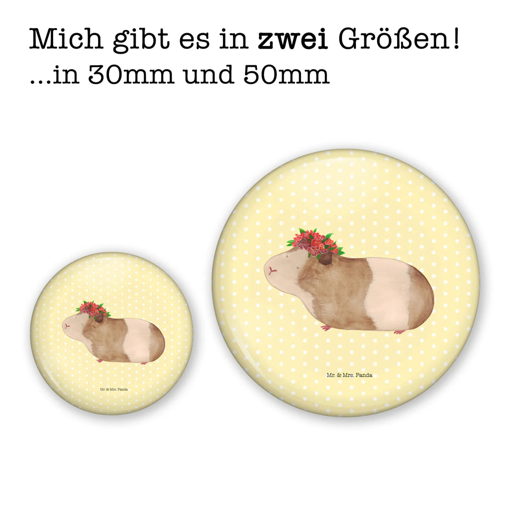 Button Meerschweinchen weise 50mm Button, Button, Pin, Anstecknadel, Tiermotive, Gute Laune, lustige Sprüche, Tiere, Meerschweinchen, Meerie, Meeries, Wunder, Blumenkind, Realität, Spruch, Weisheit, Motivation, Wunderland