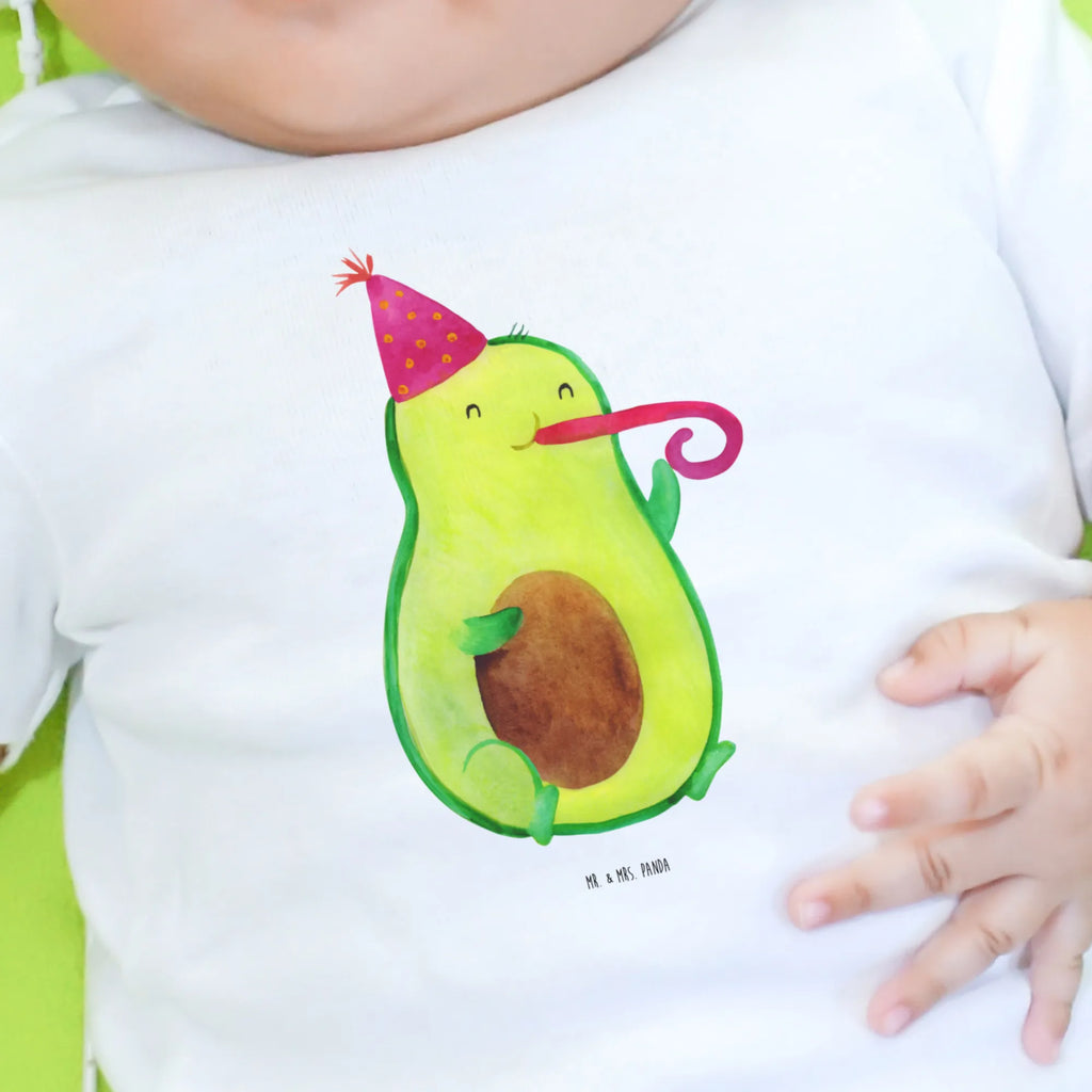 Baby Longsleeve Avocado Partyhupe Mädchen, Jungen, Baby, Langarm, Bio, Kleidung, Avocado, Veggie, Vegan, Gesund, Party, Feierlichkeit, Feier, Fete, Geburtstag, Gute Laune, Tröte