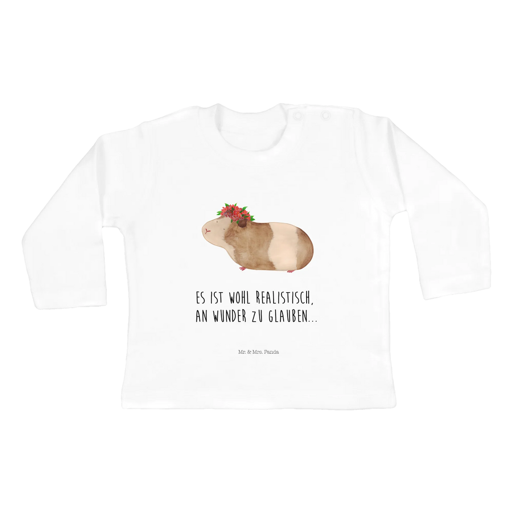 Baby Longsleeve Meerschweinchen weise Mädchen, Jungen, Baby, Langarm, Bio, Kleidung, Tiermotive, Gute Laune, lustige Sprüche, Tiere, Meerschweinchen, Meerie, Meeries, Wunder, Blumenkind, Realität, Spruch, Weisheit, Motivation, Wunderland