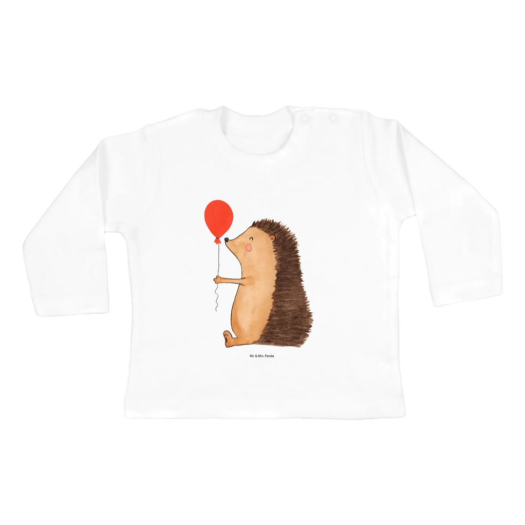 Baby Longsleeve Igel mit Luftballon Mädchen, Jungen, Baby, Langarm, Bio, Kleidung, Tiermotive, Gute Laune, lustige Sprüche, Tiere, Igel, Geburtstag, Herzlichen Glückwunsch, Glückwunsch, Geburtstagskind, Ballon, Happy Birthday