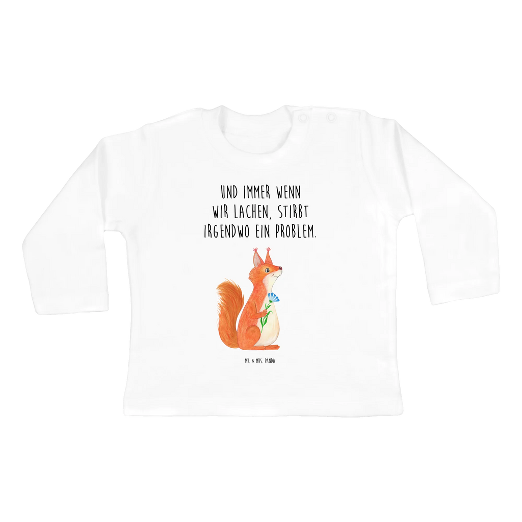 Baby Longsleeve Eichhörnchen Blume Mädchen, Jungen, Baby, Langarm, Bio, Kleidung, Tiermotive, Gute Laune, lustige Sprüche, Tiere, Eichhörnchen, Eichhorn, Spruch positiv, Lachen, Spaß, Motivation Sprüche, Motivation Bilder, glücklich Spruch, Spruch Deko