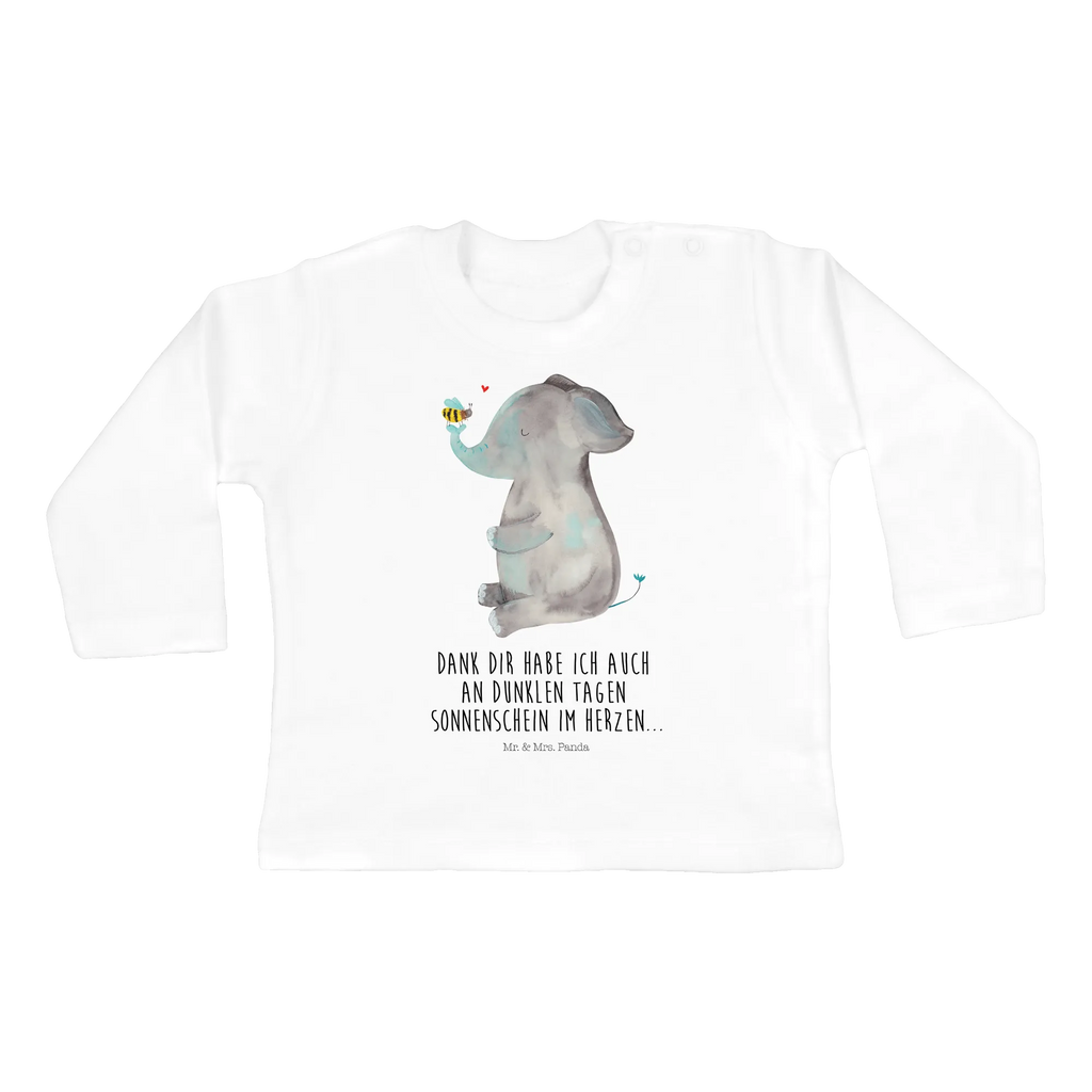 Baby Longsleeve Elefant & Biene Mädchen, Jungen, Baby, Langarm, Bio, Kleidung, Tiermotive, Gute Laune, lustige Sprüche, Tiere, Elefant, Biene, Liebe, Liebesbeweis, Jahrestag, Liebesgeschenk, Heiratsantrag, Hochzeitsgeschenk, Liebesspruch