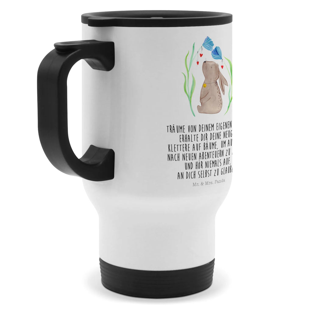 Thermobecher Hase Blume Thermobecher, To Go Becher, Thermotasse, Kaffeebecher, Isolierbecher, Thermobecher To Go, Warmhaltetasse, Edelstahlbecher, Reisebecher, Tasse mit Deckel, Thermobecher für 400 ml, Kaffeetasse zum Mitnehmen, Tasse zum Mitnehmen, Spülmaschinenfest, Ostern, Osterhase, Ostergeschenke, Osternest, Osterdeko, Geschenke zu Ostern, Ostern Geschenk, Ostergeschenke Kinder, Ostern Kinder, Hase, Kaninchen, Kind, Taufe, Taufgeschenk, Geburt, Schwangerschaft, erstes Kind, Kindergeburtstag, Geburtstag, Hoffnung, Träume