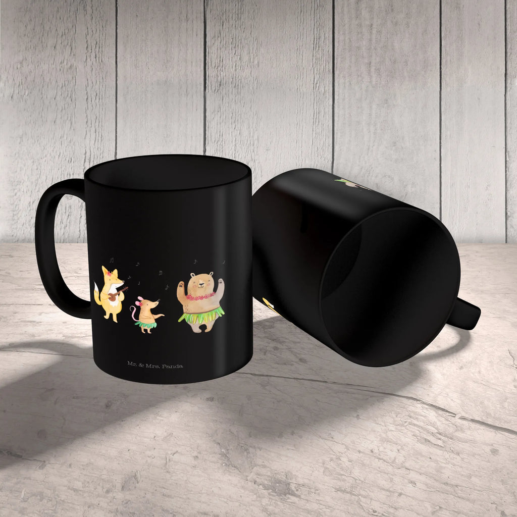 Tasse Waldtiere Aloha Tasse, Kaffeetasse, Teetasse, Becher, Kaffeebecher, Teebecher, Keramiktasse, Porzellantasse, Büro Tasse, Geschenk Tasse, Tasse Sprüche, Tasse Motive, Kaffeetassen, Tasse bedrucken, Designer Tasse, Cappuccino Tassen, Schöne Teetassen, Tiermotive, Gute Laune, lustige Sprüche, Tiere, Wald, Waldtiere, Musik, Aloha, Bär, Hase, Igel, Tanzen, Leben, Lachen